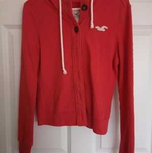 Hollister hoodie with buttons